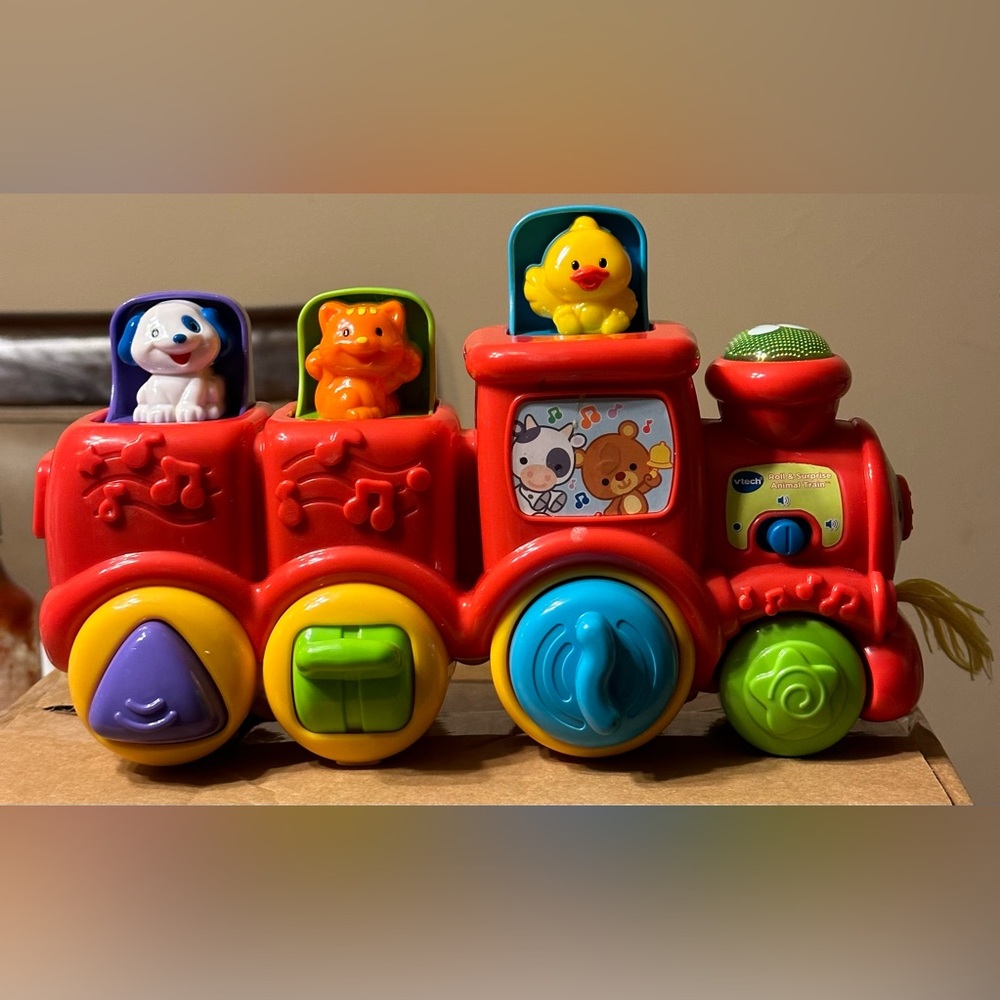 VTech Roll and Surprise Animal Train
